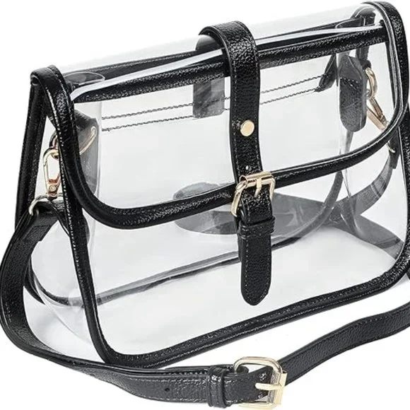 Clear Saddle Crossbody Bag - Picture 3 of 4